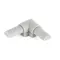 Carter-Hoffmann 18309-0105 Corner Bumper Insert, Grey, 30D