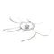 Franke Foodservice System 19011168 Fan Blade, 5.5", Clear Plastic