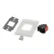 Kason 1908000603 Rocker Switch Kit, Red Lighted, 120 Volt