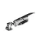 Leer 1913025 Door Latch & Strike Assembly, Flush Mount, Polished Chrome, K77