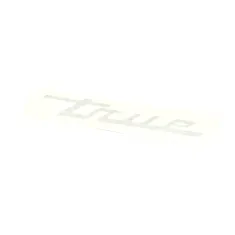 True 200939 Nameplate, True, Silver Vinyl