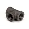 Cleveland 20211-CLE Tee, 3-Way, 1", Black Iron