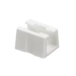 True 202764 Clip, Plastic/Nylon, White, U Shaped