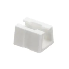 True 202764 Clip, Plastic/Nylon, White, U Shaped