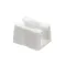 True 202764 Clip, Plastic/Nylon, White, U Shaped