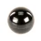 Montague 2033-8 Knob, Round, Carriage, Black