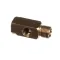 Unic 20400 BRASS TEE - 1/8 BSPF X 1/8 BSPF X 1/4 BSPM