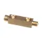 Unic 20403 BRASS DUAL-BANJO MANIFOLD - 3/8 BSPM X 1/4 BSPM