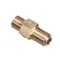 Unic 20990 BRASS NIPPLE - 3/8 BSPM X 3/8 BSPM W/ 1/8 BSPF TAP