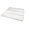 True 213026-037 Shelf, Clear over Chrome, 24-9/16" x 22-38", T-49
