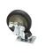 Duke 214535 Caster, 5", Swivel, with Brake, Plate, 6" Load Height