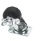 Duke 215002 Swivel Caster With Brake, 3' DIA, 4' Load Height