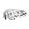 Duke 215902 PRERINSE,FAUCET,TEE#83941 BACKSPLASH