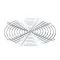 Delfield 2160030 Guard, Fan, 6"