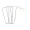 Frigidaire 216999400 TUBING- HEATER,FORMED