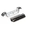 Kason 217-000008 Door Hinge, Reach-In, 1 1/8" Offset, Polished Chrome