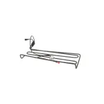 Delfield 2198634 Defrost Heater with Safety Switch, 115V, 200W