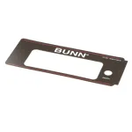 Bunn 22289.0001 Control Panel Decal with Ready Light