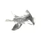 Duke 226209 Fan Blade, 6", Clockwise, 5 Blade, RBC/RUF