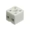 Fri-Jado 2300121 Terminal Block, 2 Pole, Porcelain