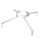 Heatcraft 23104001 MOTOR MOUNT 20" FAN
