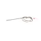 Giles 24222-R Thermocouple Probe, Type J, 7", Bent