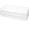 Blickman 2422441000 WIRE BASKET, 6" CHROME 24 1/2"W X 6"H X 14 1/4"D