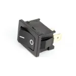 Sw046 Black Rocker 6A 250Vac Spst