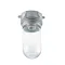 Krowne 25-118 Refrigeration Vaporproof Light Fixture, Plain With Wire Guard, Die Cast Aluminum Base, Surface Mount                                                                                                                                                   