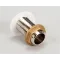 Perlick 252 Drain Socket/Pipe with Nut and Seal, 1"NPS x 2 1/2" Long