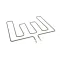Royal Range 2573 Oven Element, 240 Volt, 4KW, Bottom