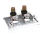 Perlick 26172F REGULATOR PANEL, 2 FAUCET, WIT