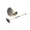 Power Soak Systems Inc 26985 Lever Waste Drain with Twist Handle, Rear Drain Outlet