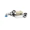 T&S Brass 2711-40 Eterna Spindle Assembly, Spring Check, Left Hand, Cold, Lever Handle & Screw