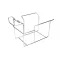 Franke Foodservice System 27807176 Lid Holder, Linear Line (Long)
