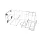 Franke Foodservice System 27807296 Freestanding Lid Holding System