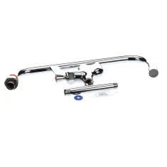 Fisher 2901-12 Add On Faucet, Lever Handle With 12" Swing Spout, Stainless Steel