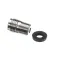 Fisher 2913-3407 Fitting, 3/4-14 Male x 3/8" Male, 304 Stainless Steel