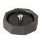 Power Soak Systems Inc 29134 Angled Faceplate, w/ Bumper & Screw, Pre Rinse, Black