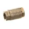 Fisher 2936-9000 Check Valve, Y Style, 1/2" x 1/2", Brass