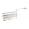 Star 2B-115774 Fry Basket, Twin, Left Hook