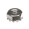 Star 2C-08-07-0207 Hex Nut with External Tooth Lock Washer, 10-24