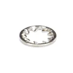 Star 2C-08-07-0262 Lock Washer, InternL Tooth, 1/4" ID, Steel/Nickel Plated