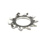 Star 2C-1825 Lock Washer, External Tooth, #8, Nickel Plated