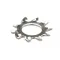 Star 2C-1825 Lock Washer, External Tooth, #8, Nickel Plated