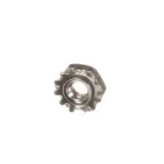 Star 2C-Z2594 Hex Nut with Star Lock Washer, 6-32, Nickel Plated