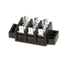 Lang 2E-30501-02 Terminal Block, 3 Pole, Push On Terminals