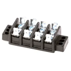 Lang 2E-30501-03 Terminal Block, 4 Pole, Slip on Terminals
