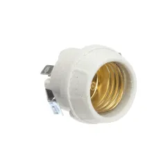 Lang 2E-31602-04 Lamp Socket, Snap-In, White