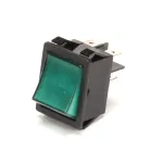 Star 2E-39700 Rocker Switch, On/Off, Green Lighted